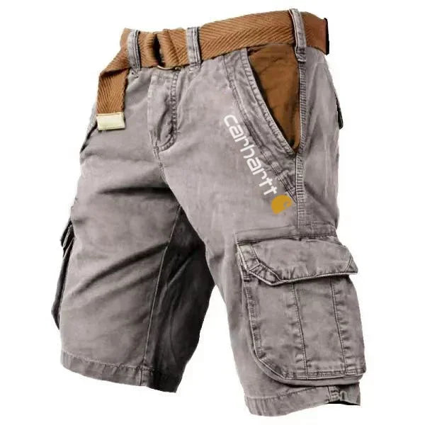 Men's Durable Cargo Shorts with Multiple Pockets