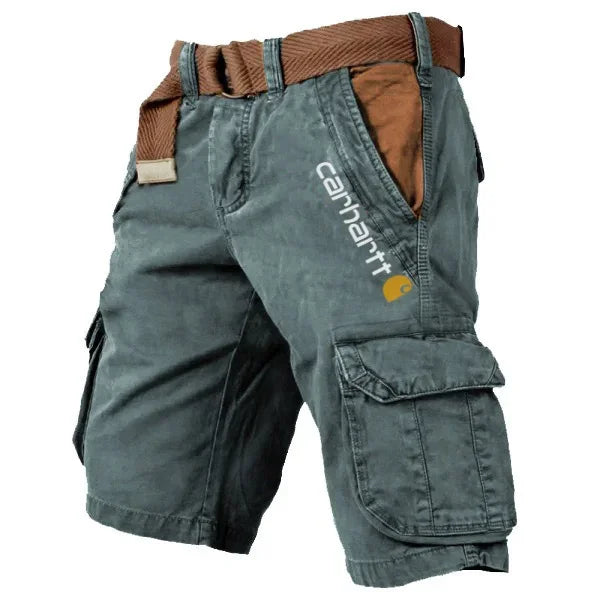 Men's Durable Cargo Shorts with Multiple Pockets