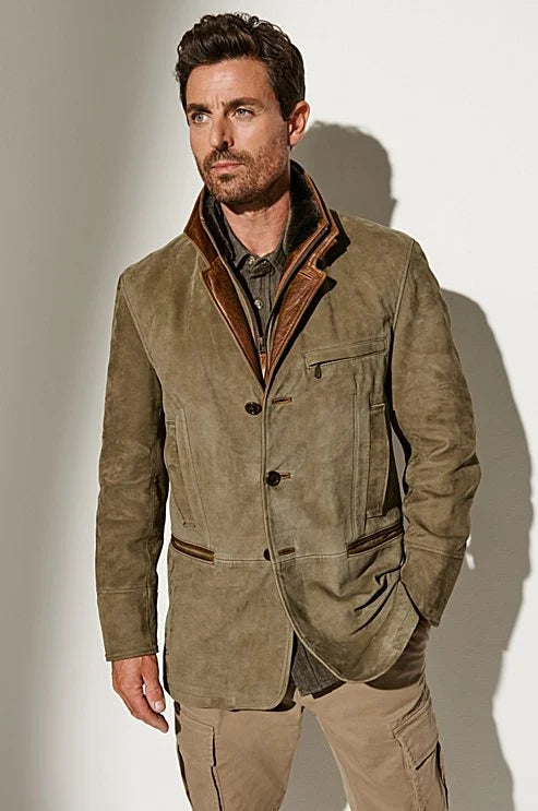 Lucas - Men's vintage autumn jacket