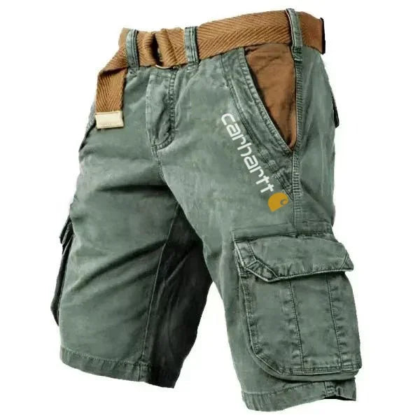 Men's Durable Cargo Shorts with Multiple Pockets