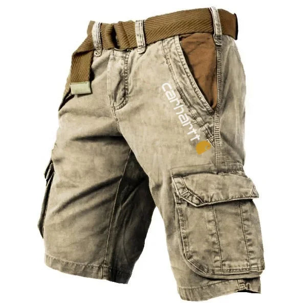 Men's Durable Cargo Shorts with Multiple Pockets