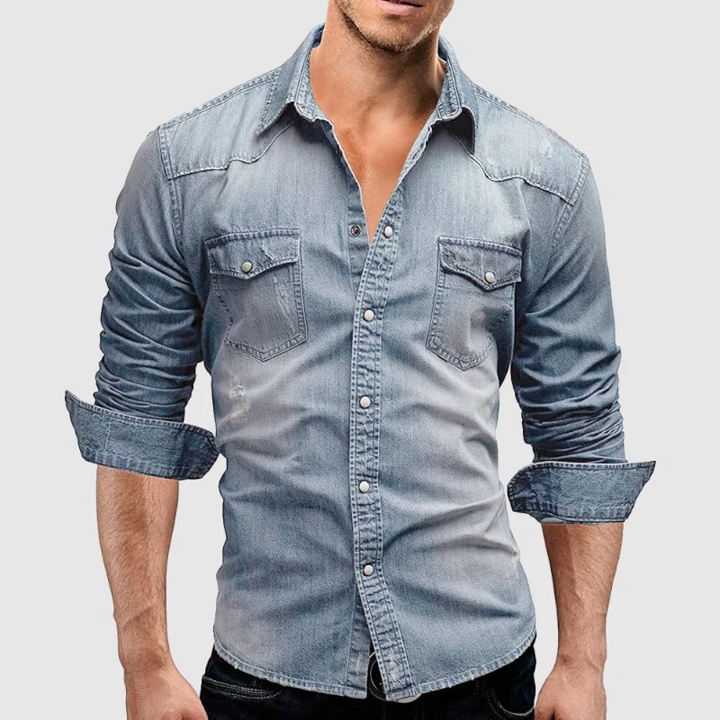 THEODORE VINTAGE SELVEDGE DENIM SHIRT