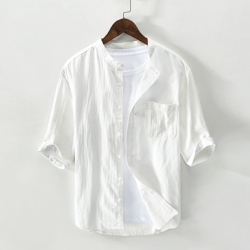 CASTELLANO LUXE LINEN CLASSIC SHIRT