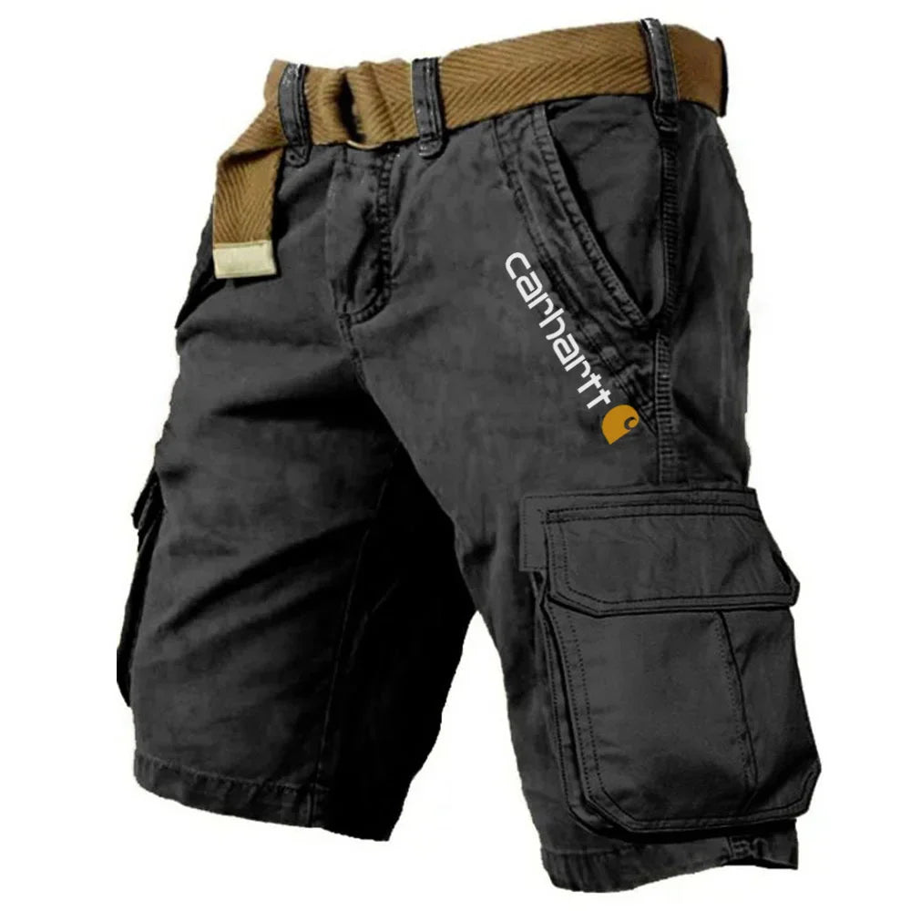 Men's Durable Cargo Shorts with Multiple Pockets